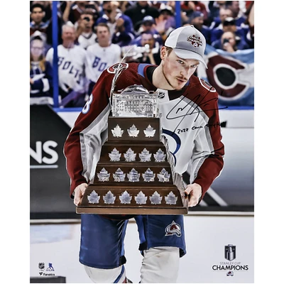Cale Makar Colorado Avalanche Autographed 2022 Stanley Cup Champions 16" x 20" Raising Conn Smythe Photograph with "2022 Conn Smythe" Inscription