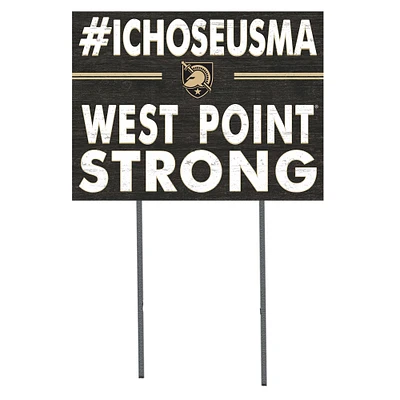 Army Black Knights 18'' x 24'' I Chose Lawn Sign