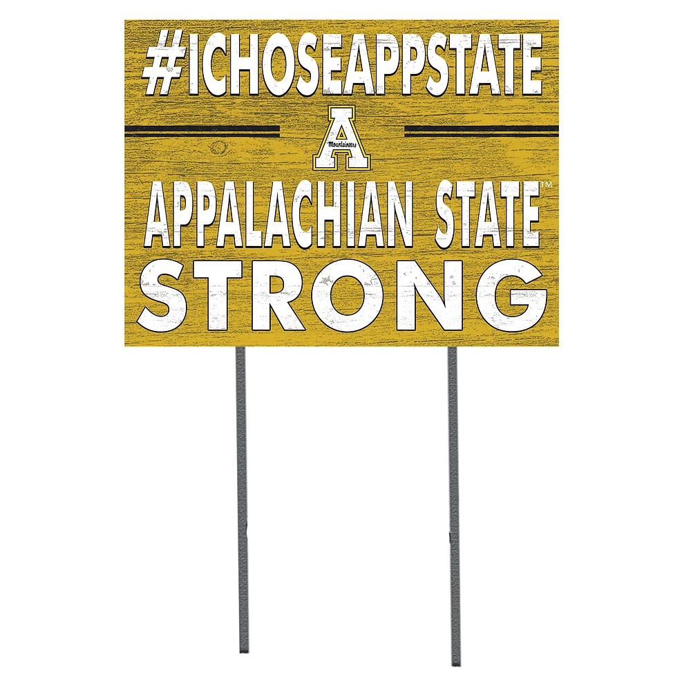 Appalachian State Mountaineers 18'' x 24'' I Chose Lawn Sign