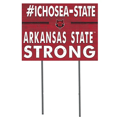 Arkansas State Red Wolves 18'' x 24'' I Chose Lawn Sign