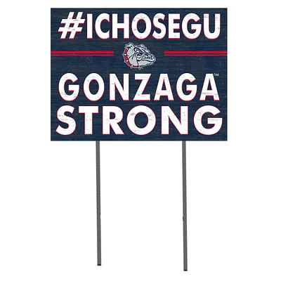 Gonzaga Bulldogs 18'' x 24'' I Chose Lawn Sign