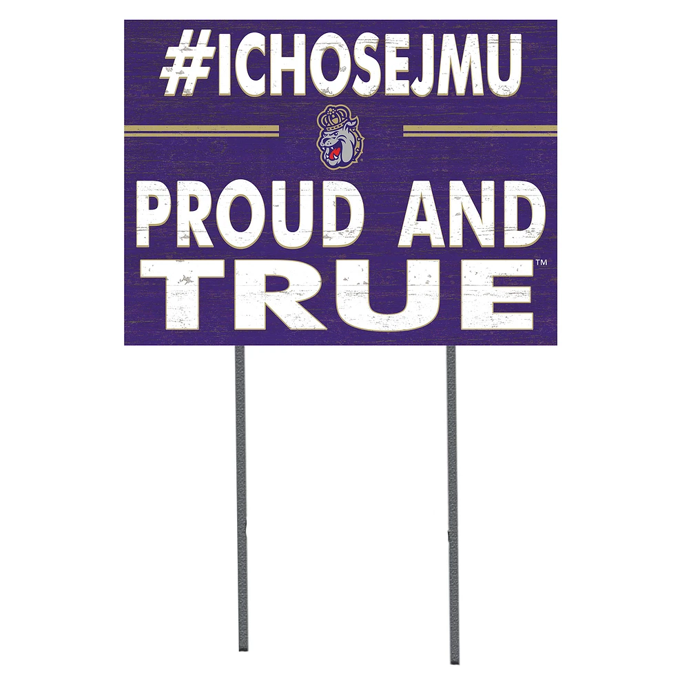 James Madison Dukes 18'' x 24'' I Chose Lawn Sign