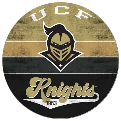 UCF Knights 20'' x 20'' Retro Logo Circle Sign