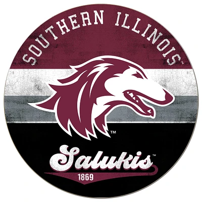 Southern Illinois Salukis 20'' x 20'' Retro Logo Circle Sign