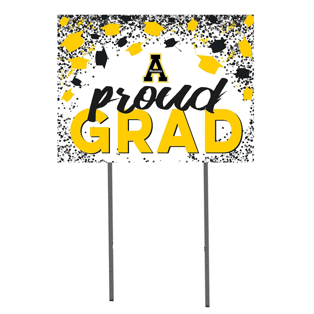 Appalachian State Mountaineers 18'' x 24'' Grad Yard Sign