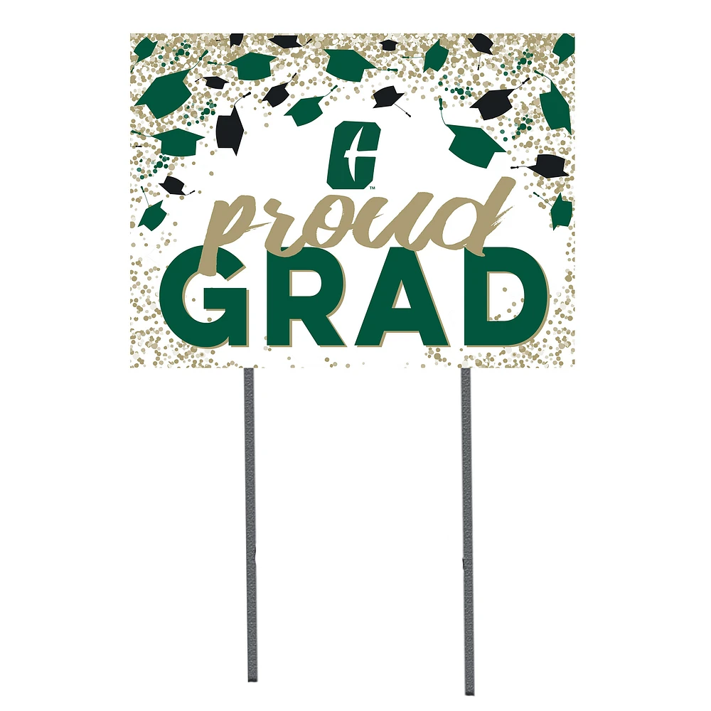 Charlotte 49ers 18'' x 24'' Grad Yard Sign