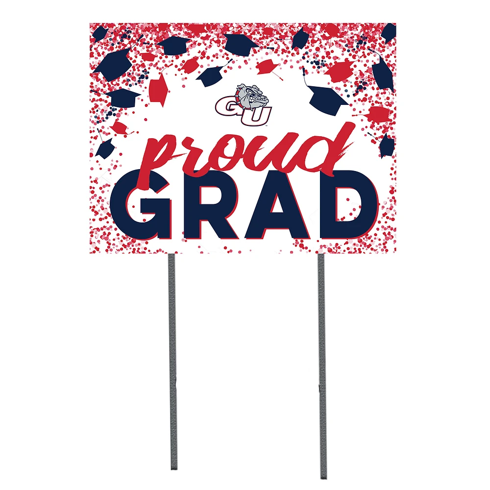 Gonzaga Bulldogs 18'' x 24'' Grad Yard Sign
