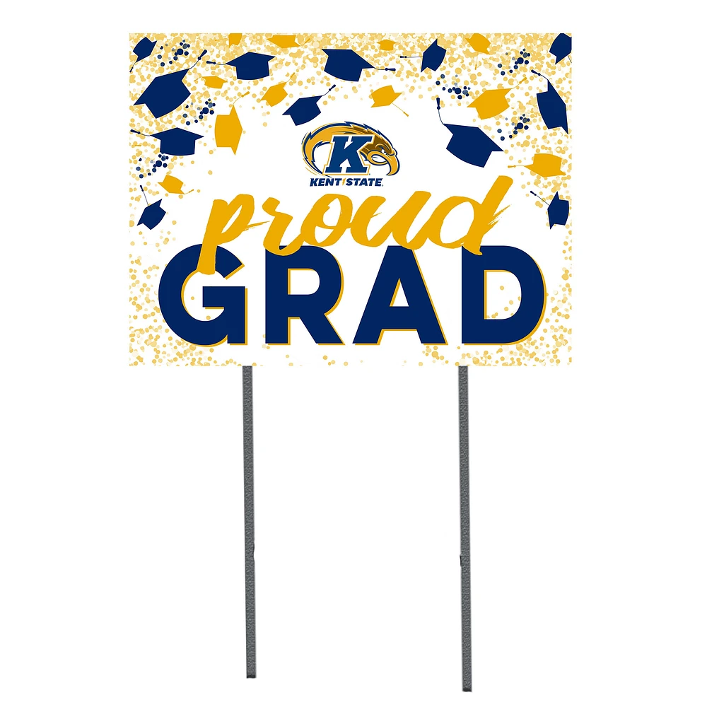 Kent State Golden Flashes 18'' x 24'' Grad Yard Sign