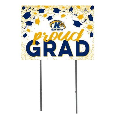 Kent State Golden Flashes 18'' x 24'' Grad Yard Sign
