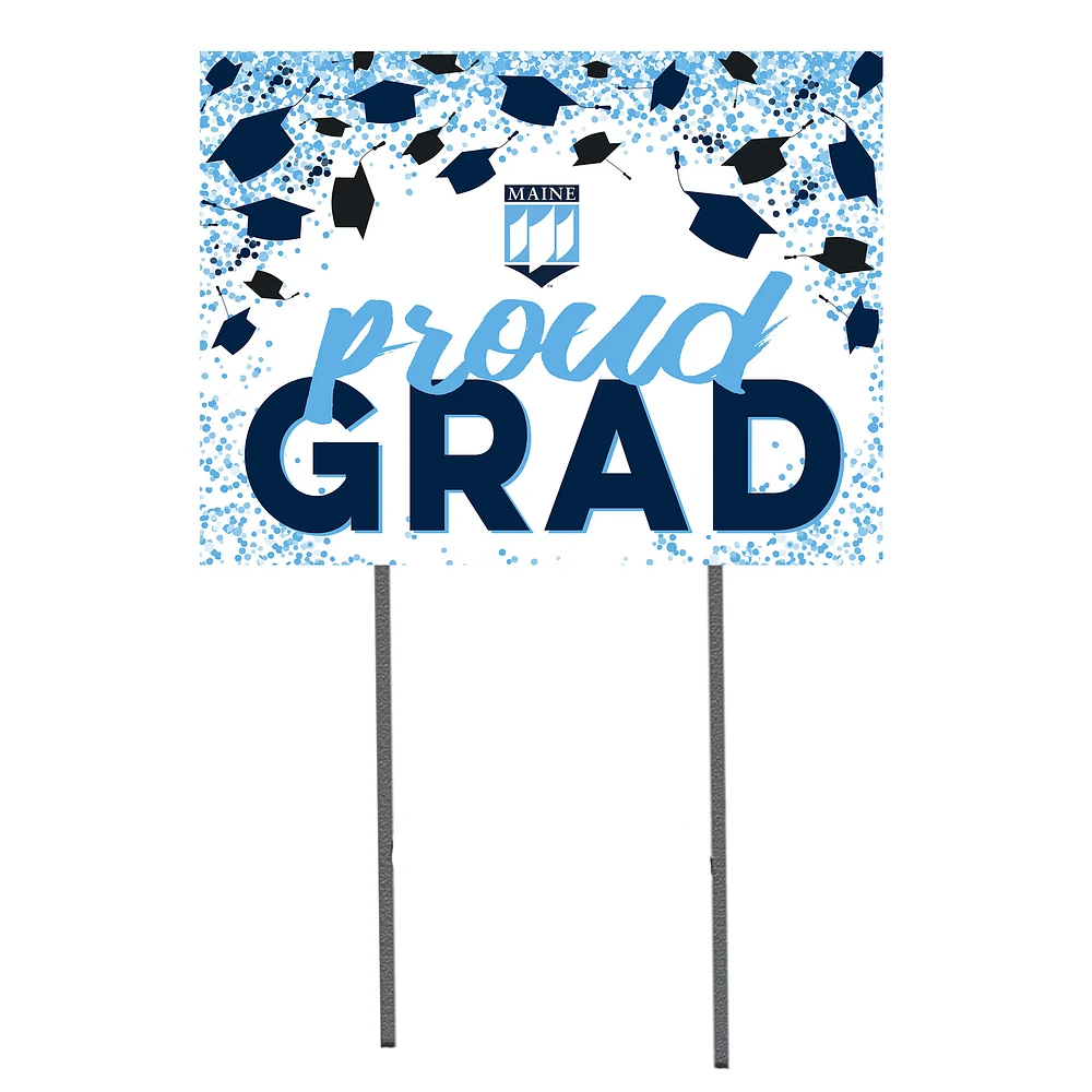 Maine Black Bears 18'' x 24'' Grad Yard Sign