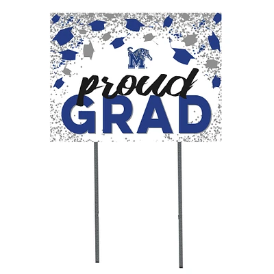 Memphis Tigers 18'' x 24'' Grad Yard Sign