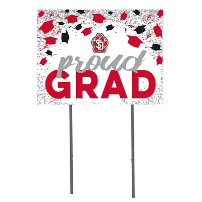 South Dakota Coyotes 18'' x 24'' Grad Yard Sign