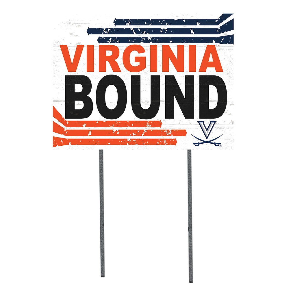 Virginia Cavaliers 18'' x 24'' Bound Yard Sign
