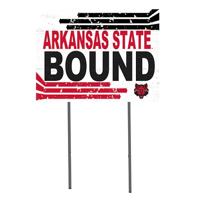Arkansas State Red Wolves 18'' x 24'' Bound Yard Sign