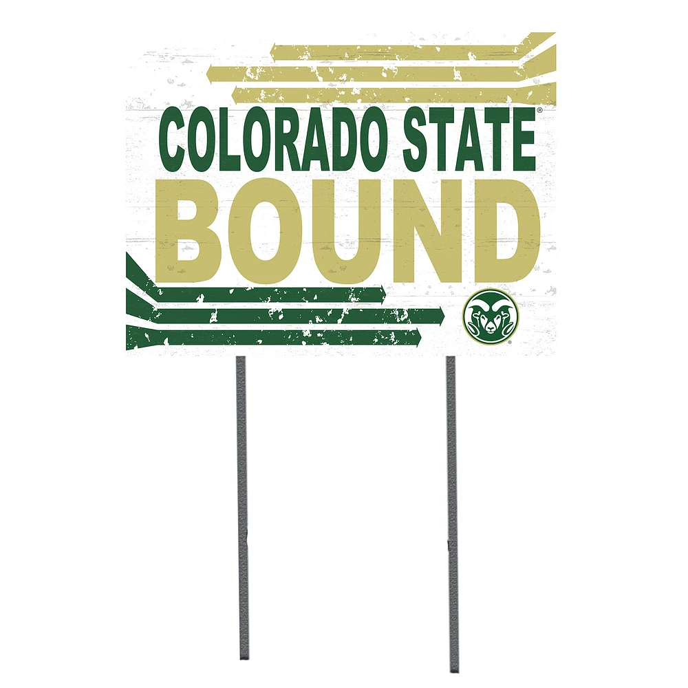 Colorado State Rams 18'' x 24'' Bound Yard Sign