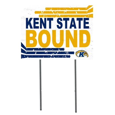 Kent State Golden Flashes 18'' x 24'' Bound Yard Sign