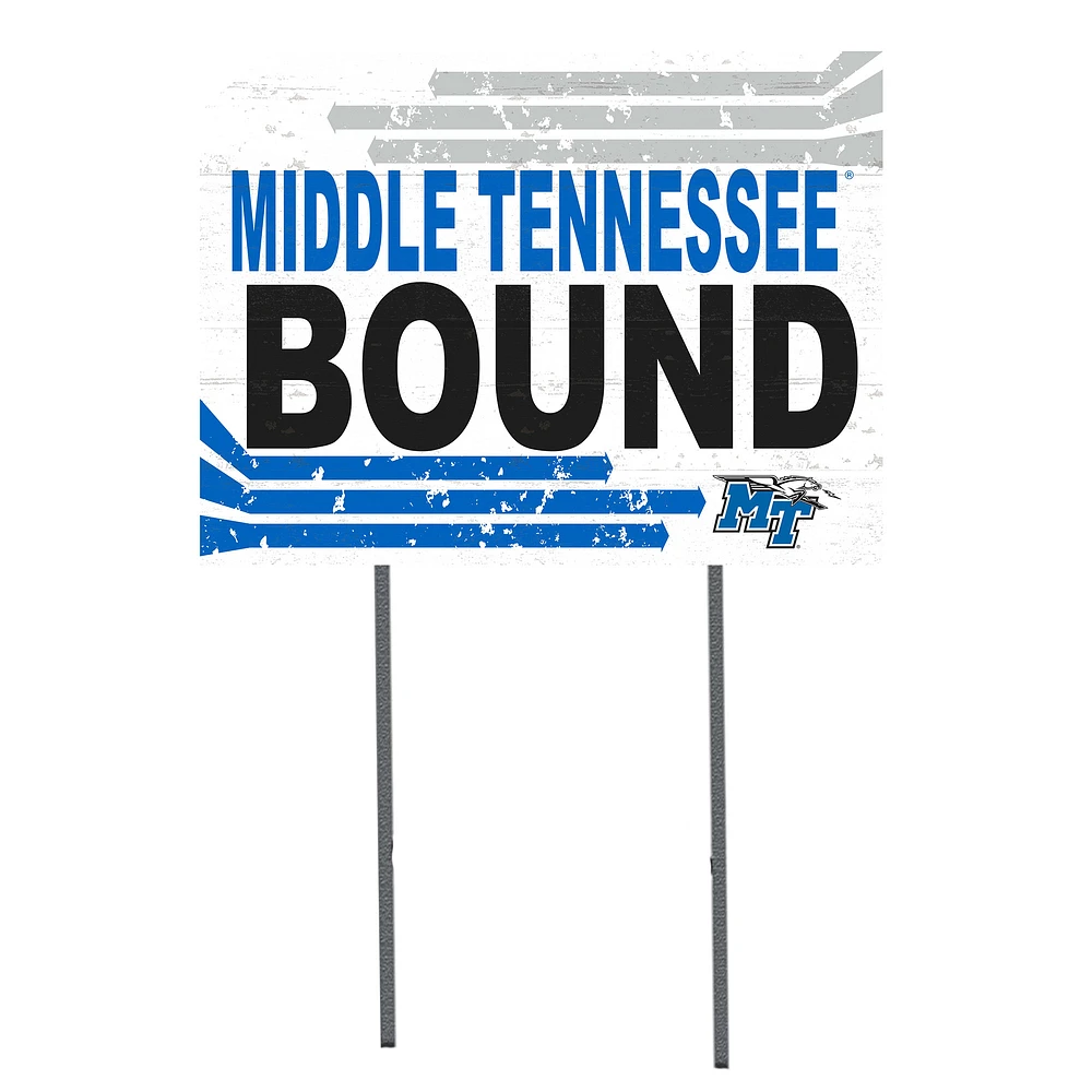 MTSU Blue Raiders 18'' x 24'' Bound Yard Sign