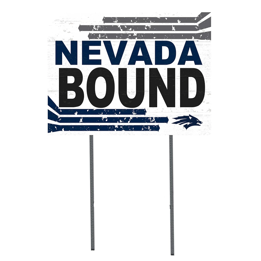 Nevada Wolf Pack 18'' x 24'' Bound Yard Sign