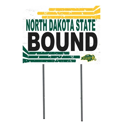 NDSU Bison 18'' x 24'' Bound Yard Sign