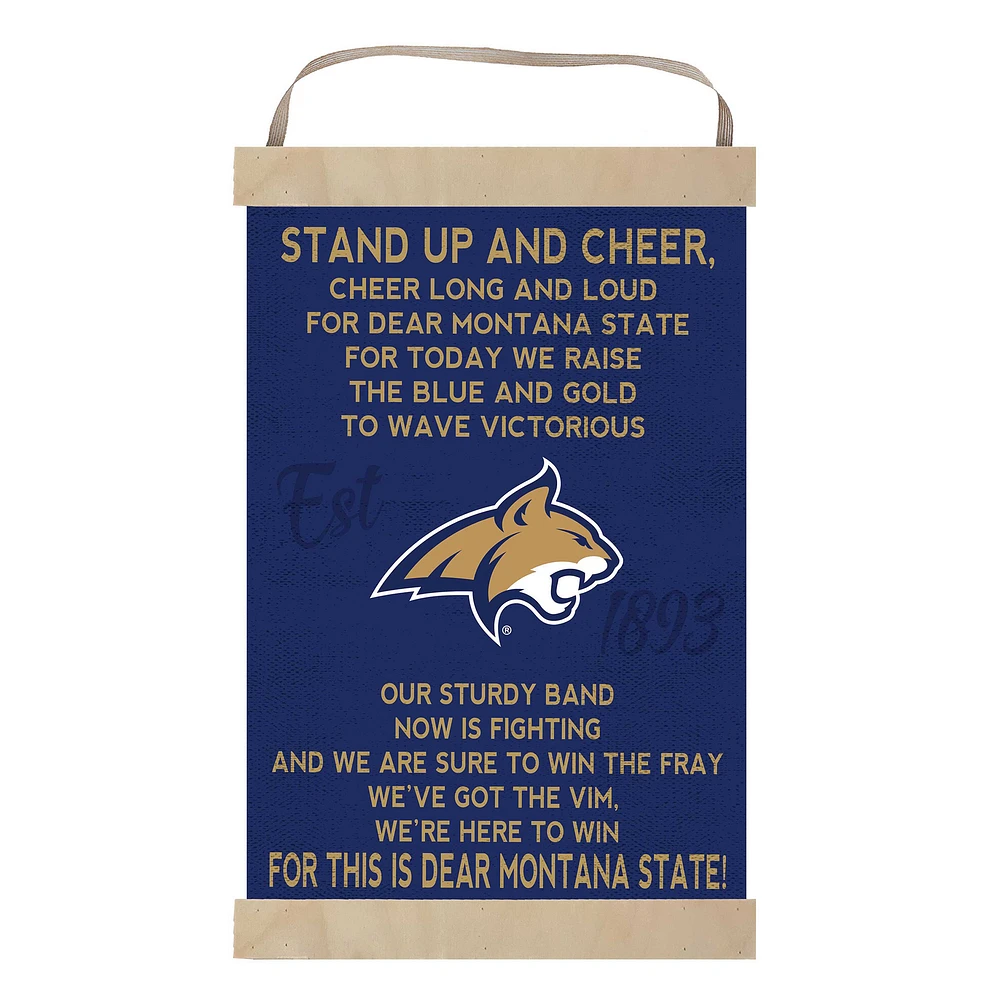 Montana State Bobcats 12'' x 20'' Fight Song Banner Sign