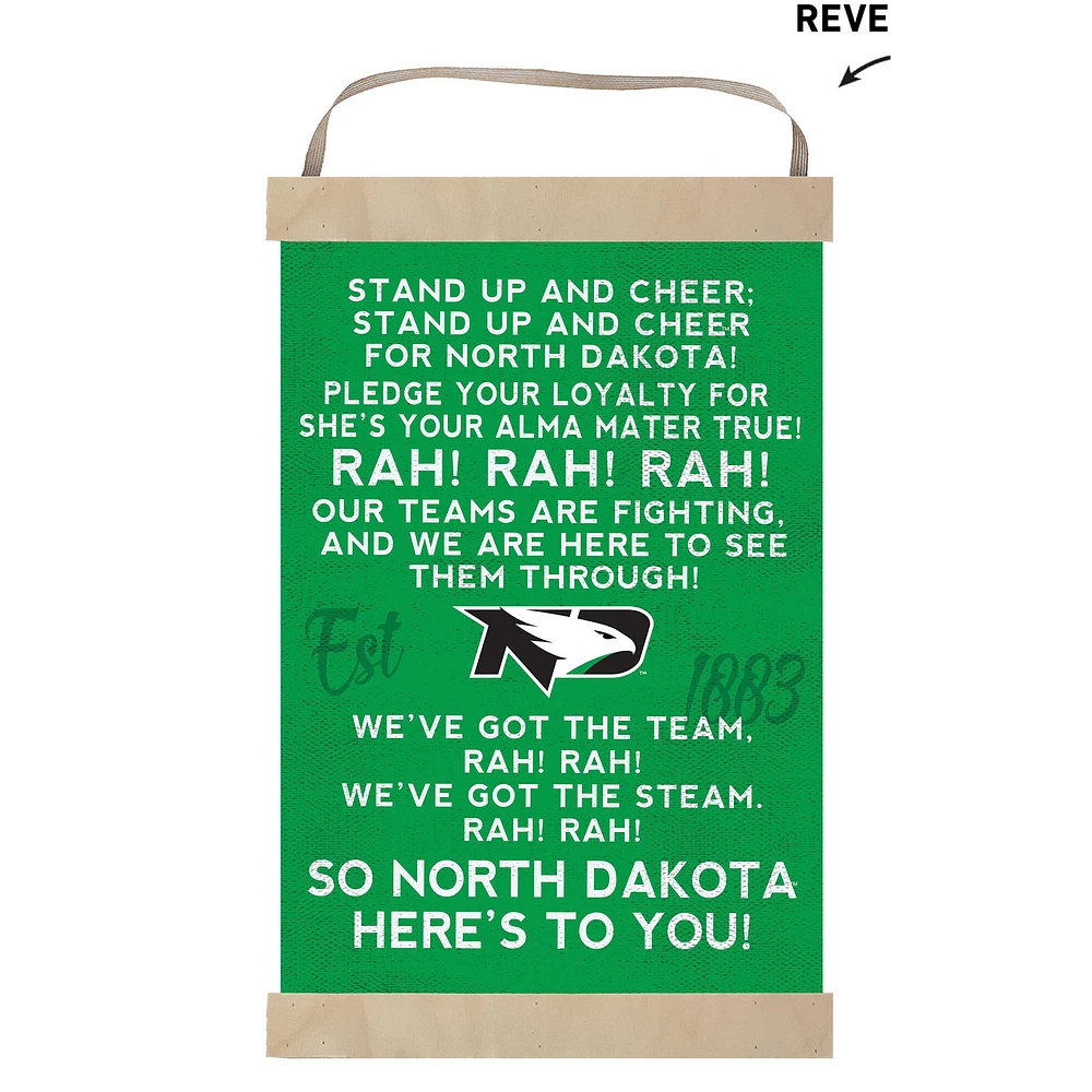 North Dakota 12'' x 20'' Fight Song Banner Sign