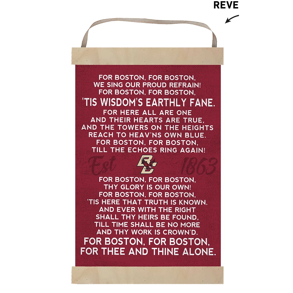 Boston College Eagles 12'' x 20'' Fight Song Banner Sign