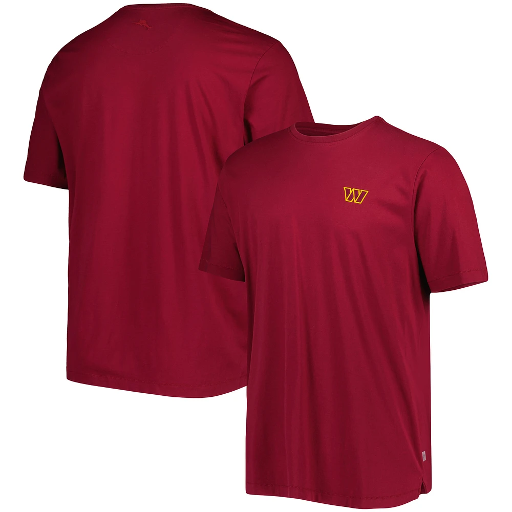 Men's Tommy Bahama Burgundy Washington Commanders Bali Skyline T-Shirt