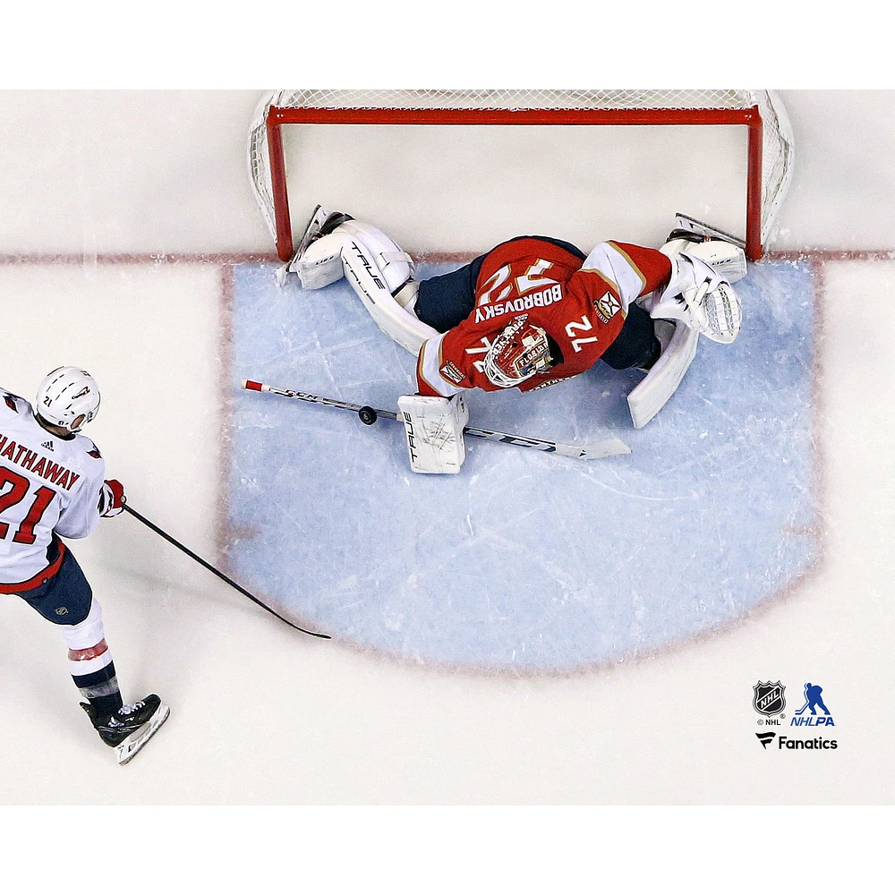 Sergei Bobrovsky Florida Panthers Unsigned Stops a Shot Game Two of the First Round 2022 NHL Stanley Cup Playoffs Photograph