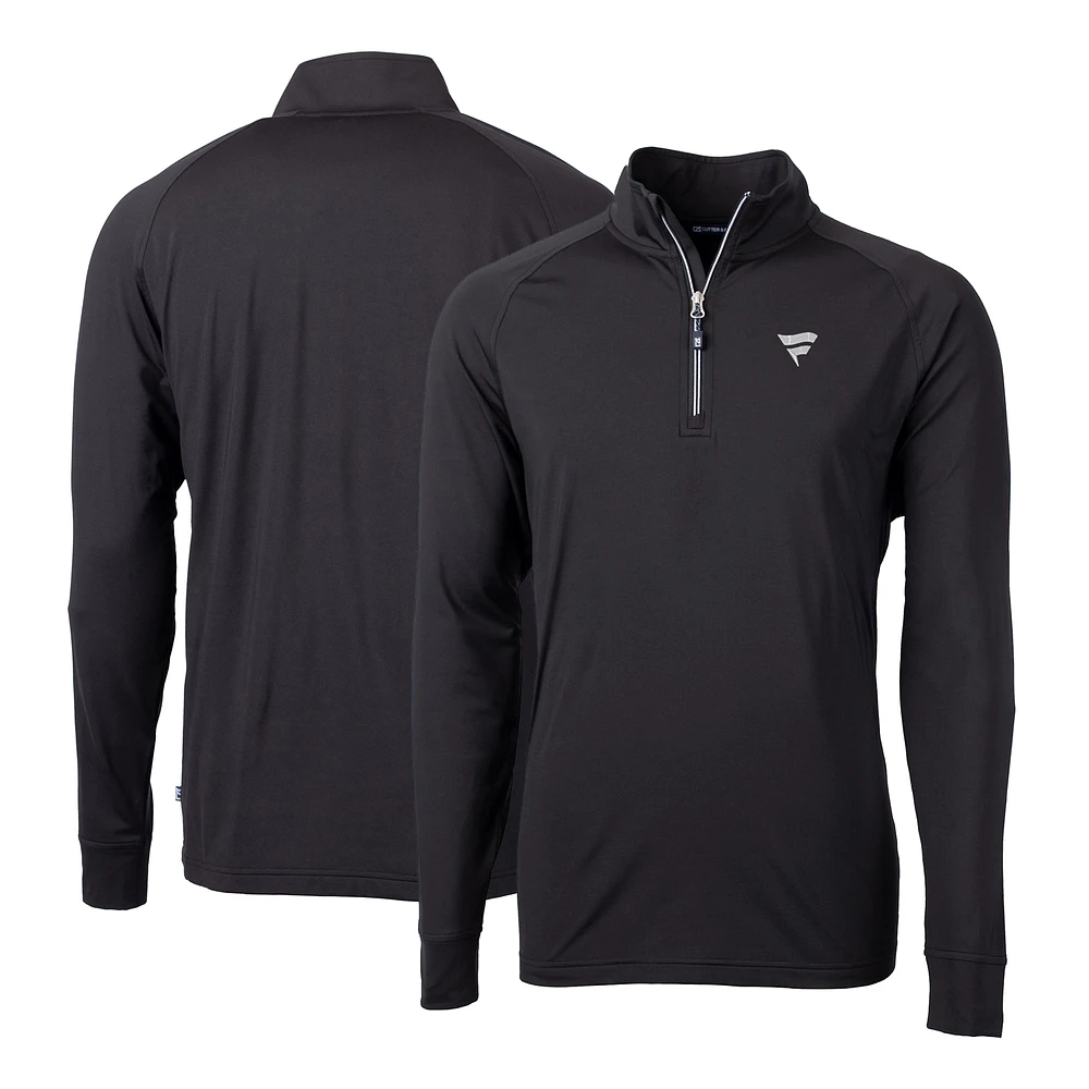 Men's Cutter & Buck Fanatics Corporate Adapt Eco Knit Stretch Recycled Quarter-Zip Pullover Top