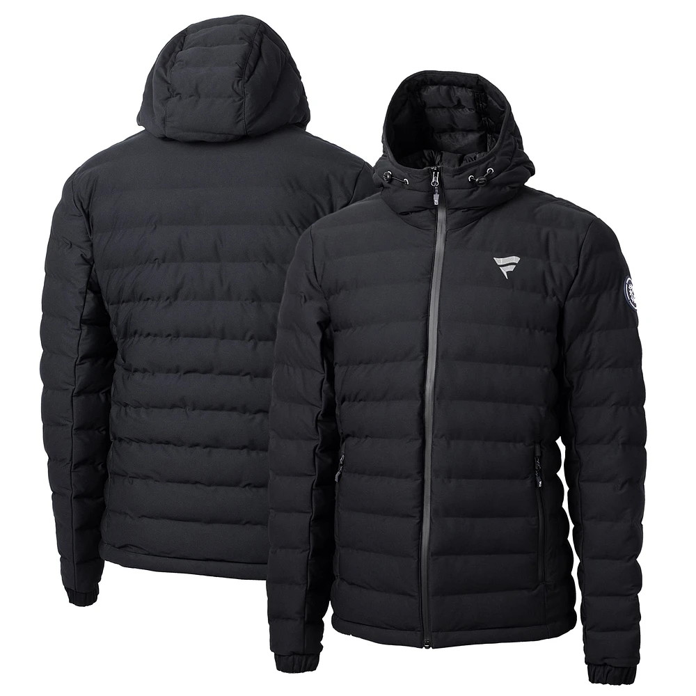 Men's Cutter & Buck Black Fanatics Corporate Mission Ridge Repreve Full-Zip Puffer Jacket