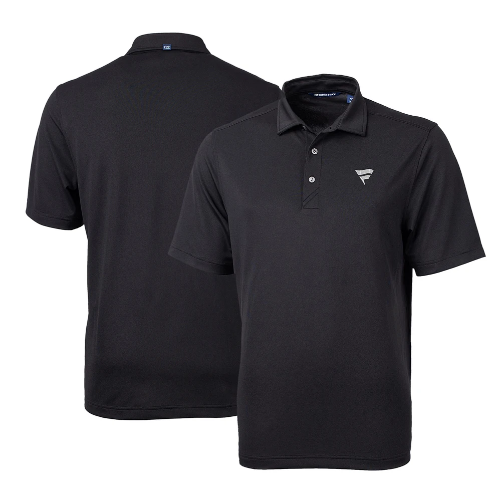 Men's Cutter & Buck Black Fanatics Corporate Virtue Eco Pique Polo