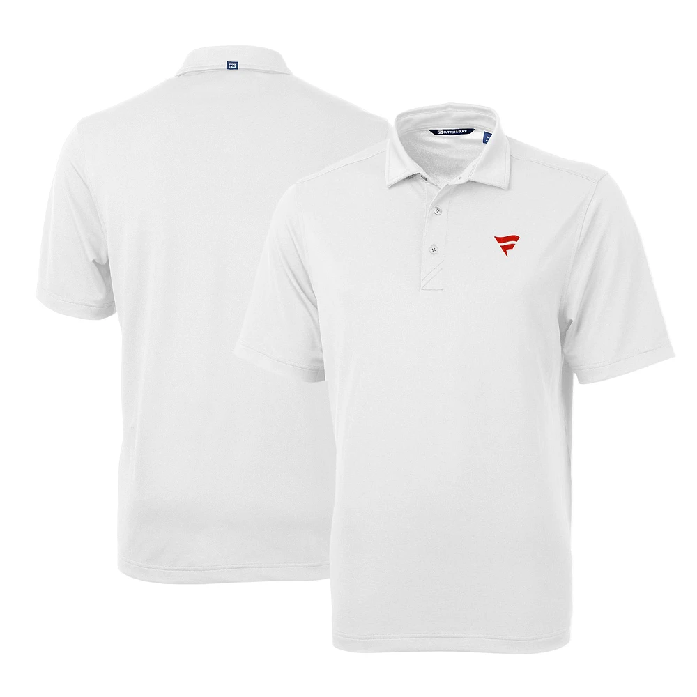 Men's Cutter & Buck White Fanatics Corporate Virtue Eco Pique Polo