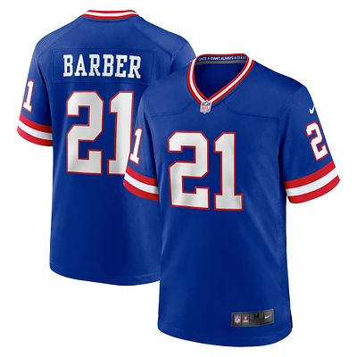 Men's Nike Tiki Barber Royal New York Giants Retired Player Alternate Game Jersey
