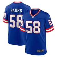 Men's Nike Carl Banks Royal New York Giants Retired Player Alternate Game Jersey