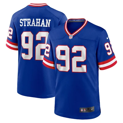 Men's Nike Michael Strahan Royal New York Giants Retired Player Alternate Game Jersey