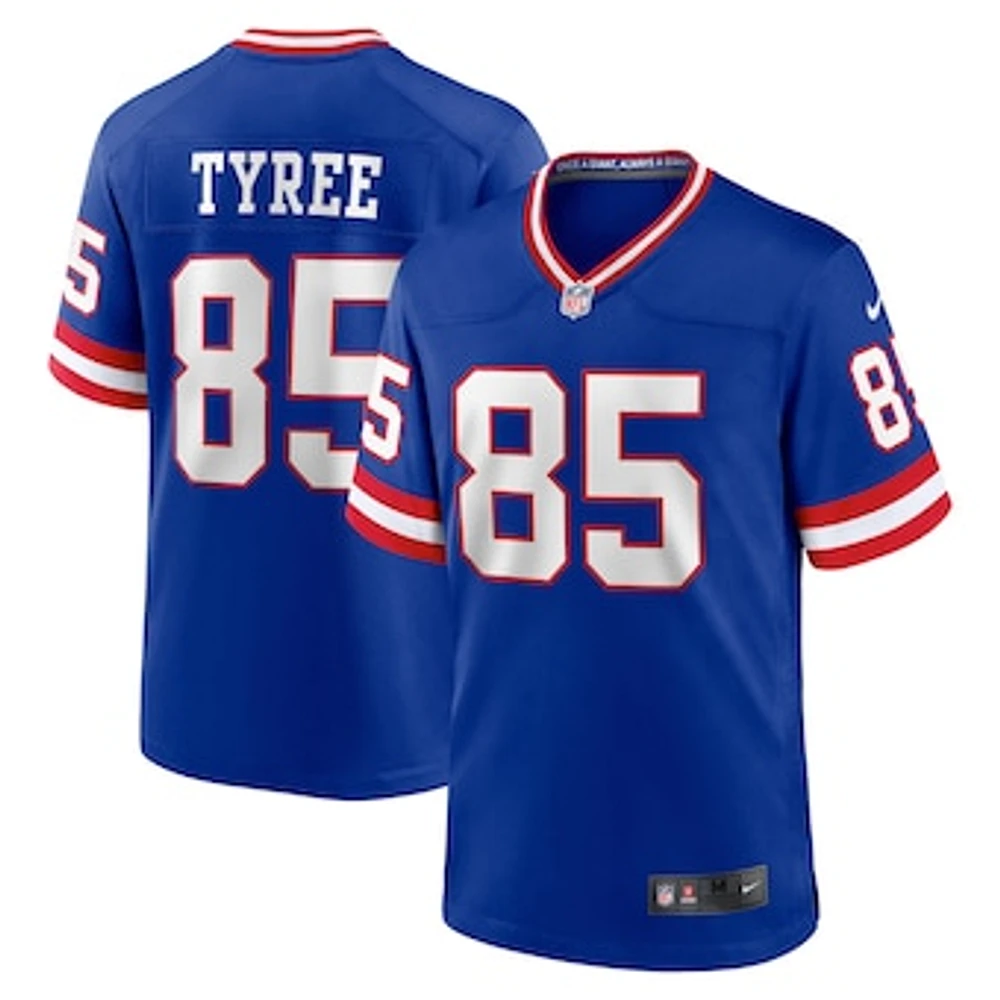 Men's Nike David Tyree Royal New York Giants Retired Player Alternate Game Jersey