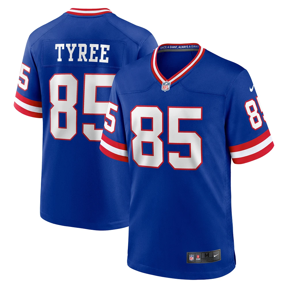 Men's Nike David Tyree Royal New York Giants Retired Player Alternate Game Jersey