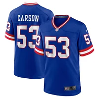 Men's Nike Harry Carson Royal New York Giants Retired Player Alternate Game Jersey