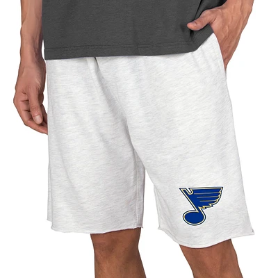 Men's Concepts Sport Oatmeal St. Louis Blues Mainstream Terry Shorts