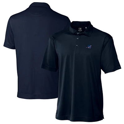 Men's Cutter & Buck Navy Miami Dolphins Big Tall DryTec Genre Textured Solid Polo