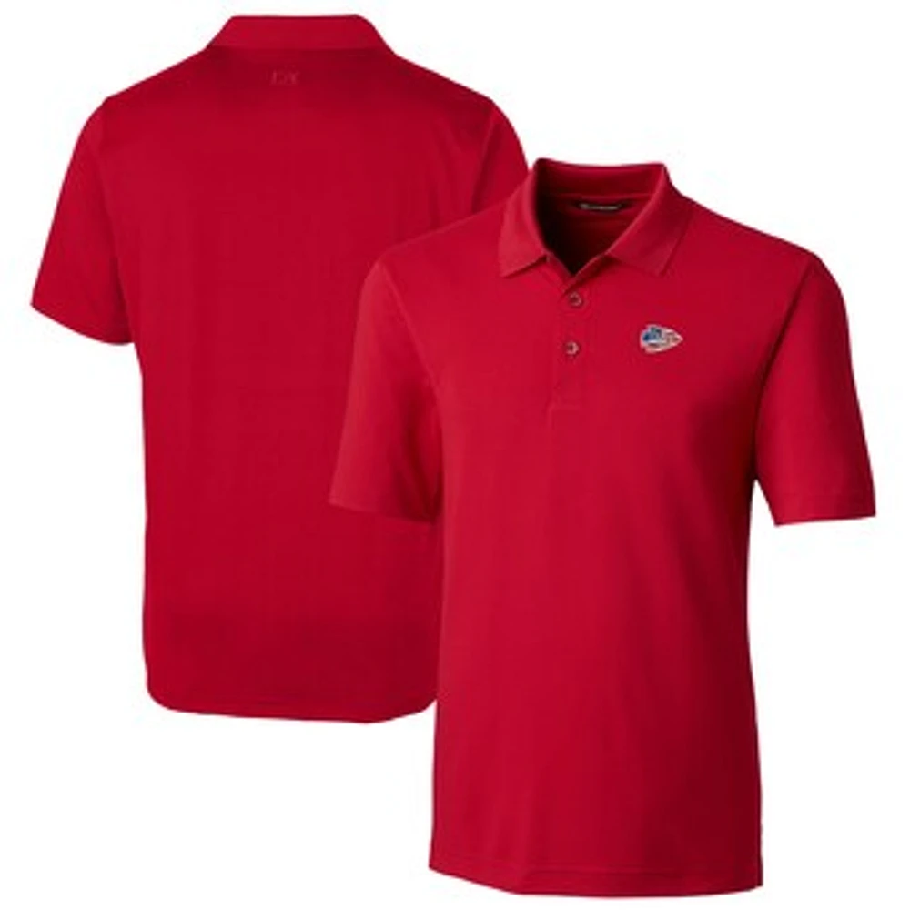 Men's Cutter & Buck Red Kansas City Chiefs Big & Tall Team Forge Stretch Polo