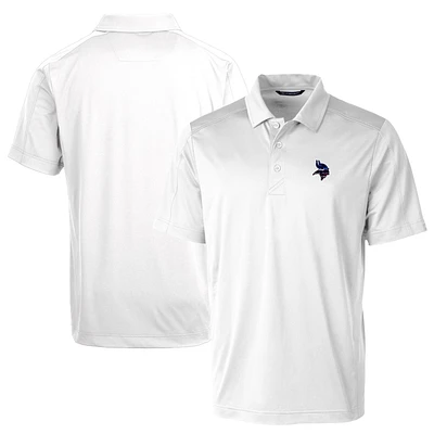 Men's Cutter & Buck White Minnesota Vikings Big & Tall Prospect Textured Stretch Polo