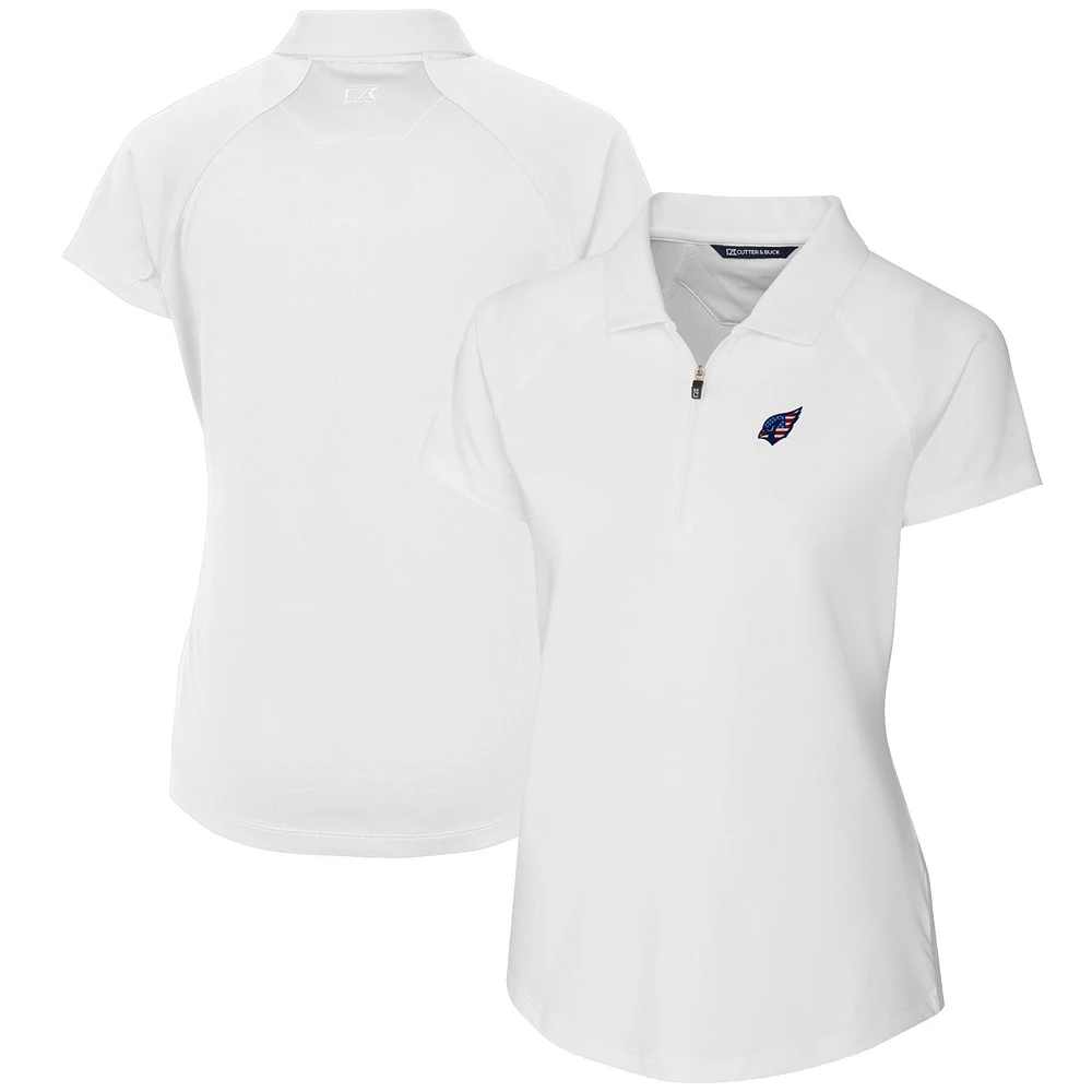 Women's Cutter & Buck White Arizona Cardinals Forge Stretch Polo
