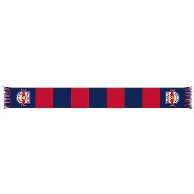 Blue/Red New York Red Bulls Team Bar Knit Scarf