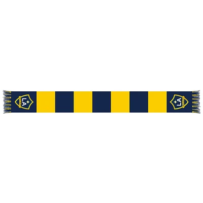 Navy/Gold LA Galaxy Team Bar Knit Scarf