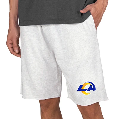 Men's Concepts Sport Oatmeal Los Angeles Rams Mainstream Terry Shorts