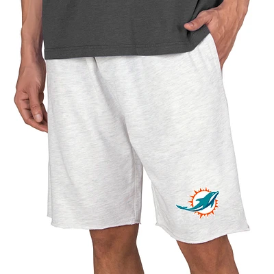 Men's Concepts Sport Oatmeal Miami Dolphins Mainstream Terry Shorts