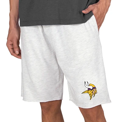Men's Concepts Sport Oatmeal Minnesota Vikings Mainstream Terry Shorts