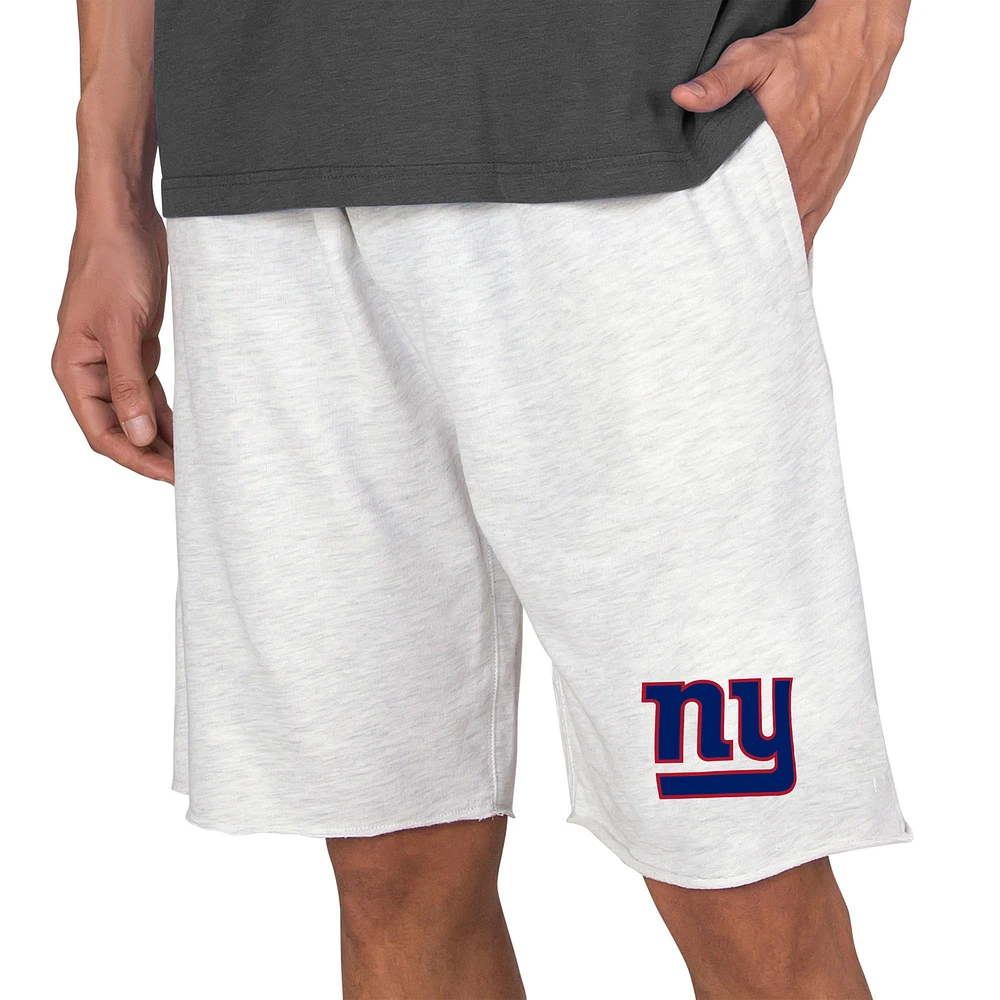 Men's Concepts Sport Oatmeal New York Giants Mainstream Terry Shorts