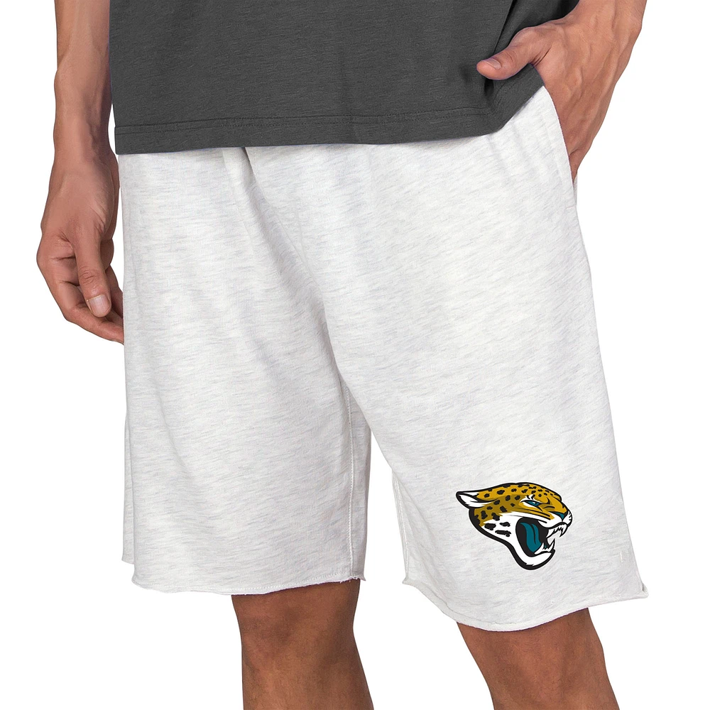 Men's Concepts Sport Oatmeal Jacksonville Jaguars Mainstream Terry Shorts